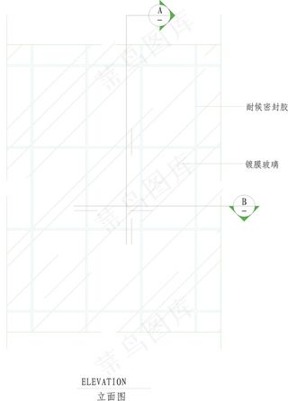 15套幕墙详细cad施工设计图纸