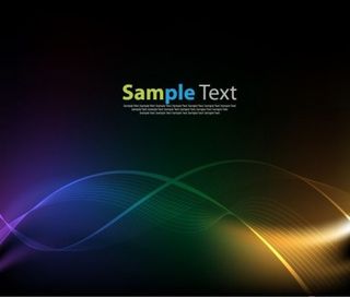 摘要彩色弯曲背景矢量图形