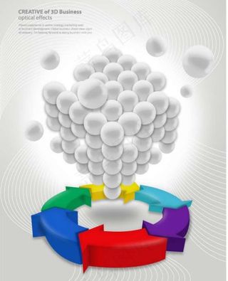 圆圈球体背景图片