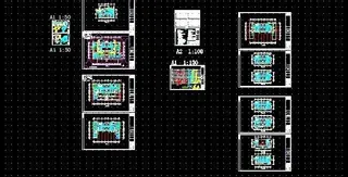 某中学行政楼给排水施工设计图