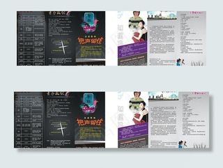 歌扬音乐室宣传单图片