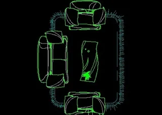 沙发平面图块cad家具图块素材20...