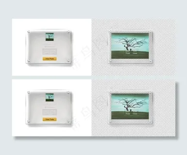 透明广告牌图片