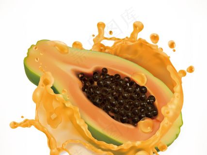 水果蔬菜果汁蔬菜汁特效eps矢量素...