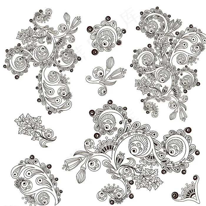 古典花纹图片