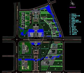 小区规划 行政中心区规划