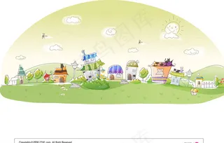 抽象城市风景图片