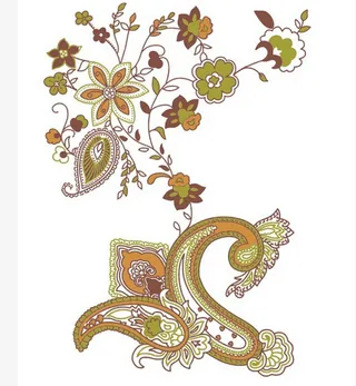 精美时尚花纹矢量素材