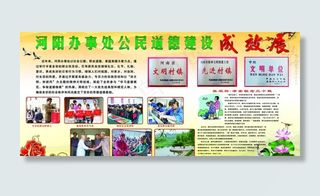 道德建设展板图片