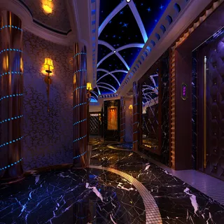 豪华酒店KTV走廊装修图图片