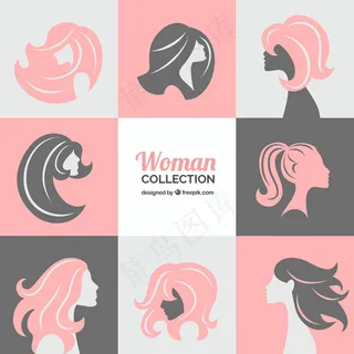 妇女剪影集 妇女剪影集