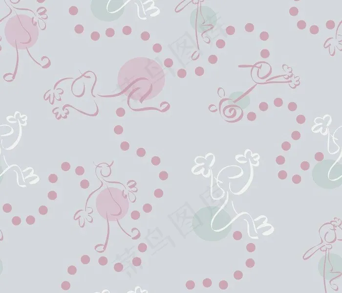 抽象线条人像底纹背景图片