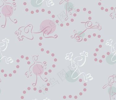 抽象线条人像底纹背景图片