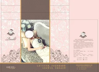 欧式蚕丝被包装图片