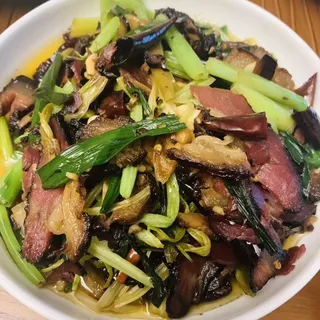 高清炒腊肉图