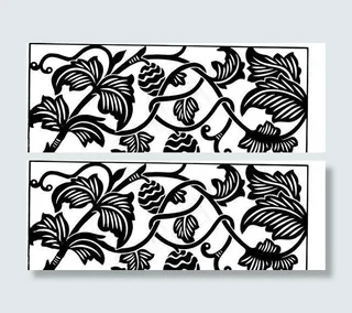 清代（上）版画 装饰画 中华图案五千年 矢量 AI格式_0655