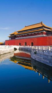 护城河高清摄影图片