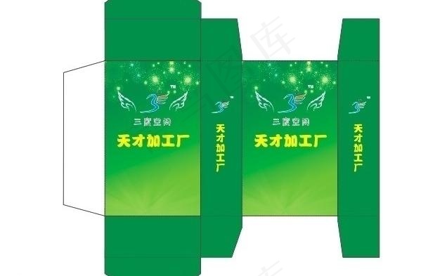扑克包装盒图片cdr矢量模版下载