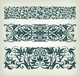 欧式花纹图片