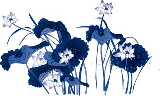 6款高清免抠中国风青花瓷PSD素材...