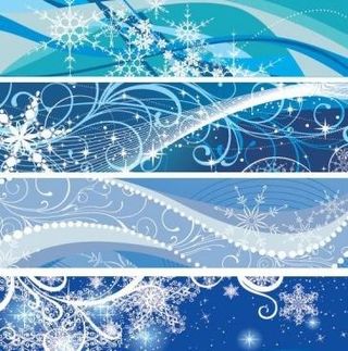 圣诞节矢量的旗帜