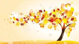 枫叶创意设计矢量素材五