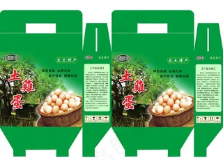 土鸡蛋包装图片