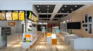 漫品动漫奶茶店图片