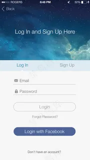 简洁APP登录界面