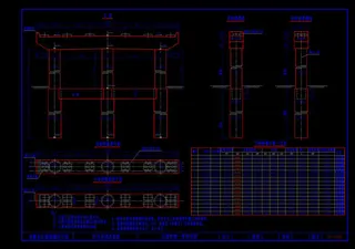 引桥桥墩一般构造图