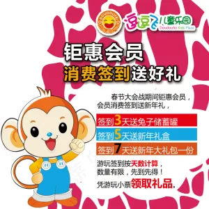 猴年小猴异形活动宣传板