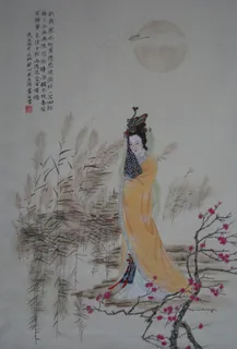 吴玉阳工笔仕女画昭君图片 吴玉阳工笔仕女画昭君图片