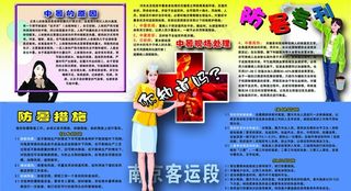 夏天防暑宣传广告展板图片