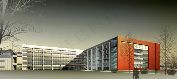 教学楼效果图图片