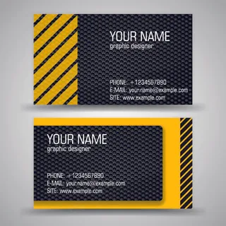 简洁企业名片设计矢量素材