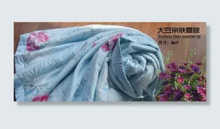 大豆亲夫夏被 家纺图片