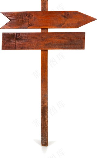 导向牌木质指示牌木牌设计元素