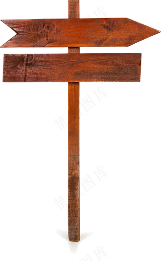 导向牌木质指示牌木牌设计元素