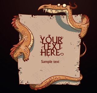 鳄鱼广告牌图片