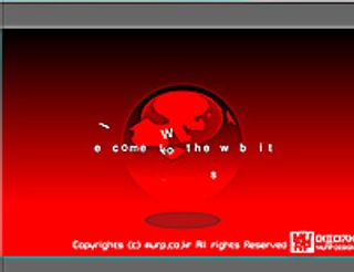 艳红色flash网站首页动画