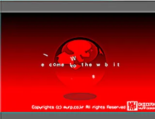 艳红色flash网站首页动画