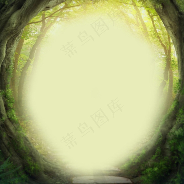 简约风景素材背景psd模版下载