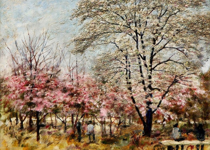 中山公园梨花图片