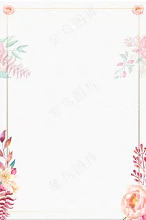 灰色调手绘花边背景效果图