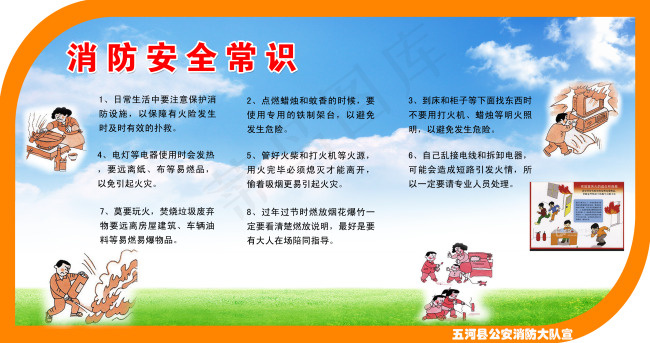 消防安全常识(4724X2493(DPI:80))psd模版下载