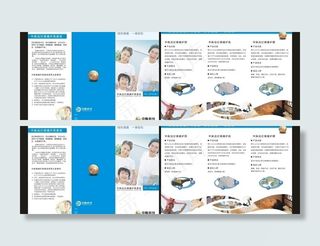 中脉三折页图片