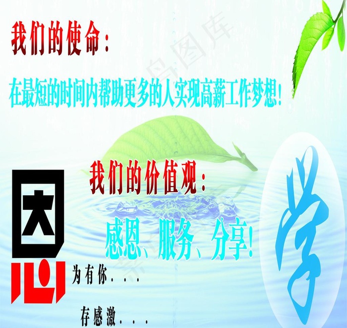 学习 感恩图片cdr矢量模版下载