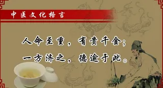 中医文化格言图片