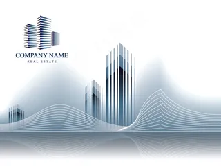 房地产公司logo标志矢量素材 E...