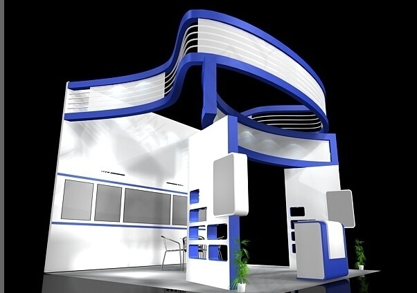 结构展示展台3D模型源文件